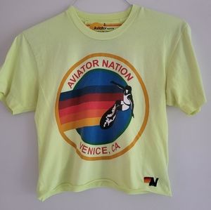 Aviator Nation Cropped Tee
